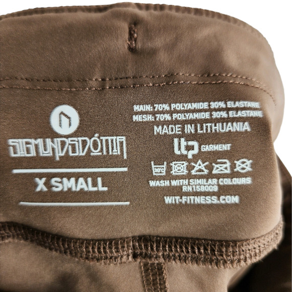 Wit Fitness Sigmundsdottir Low Rise Mesh 7/8 Legging Brownie Women's XS - Picture 8 of 8